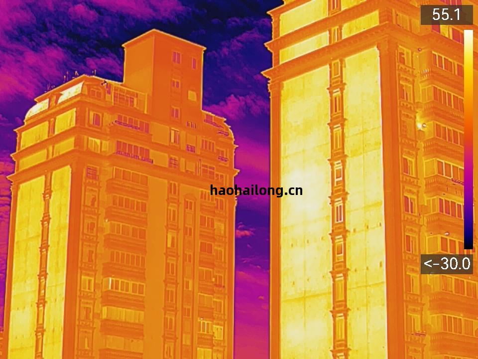 紅外熱像儀應(ying)用上(shang)海(hai)市超(chao)低(di)能(neng)耗(hao)建築(zhu)檢(jian)測(ce)