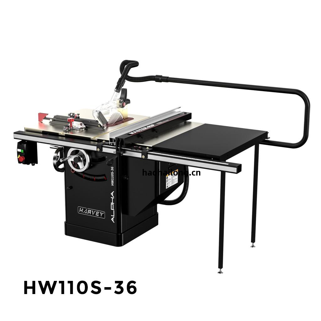 海威(wei)HW110S-36/52/36P/52P 10″ 超級木工(gong)臺(tai)鋸(ju)